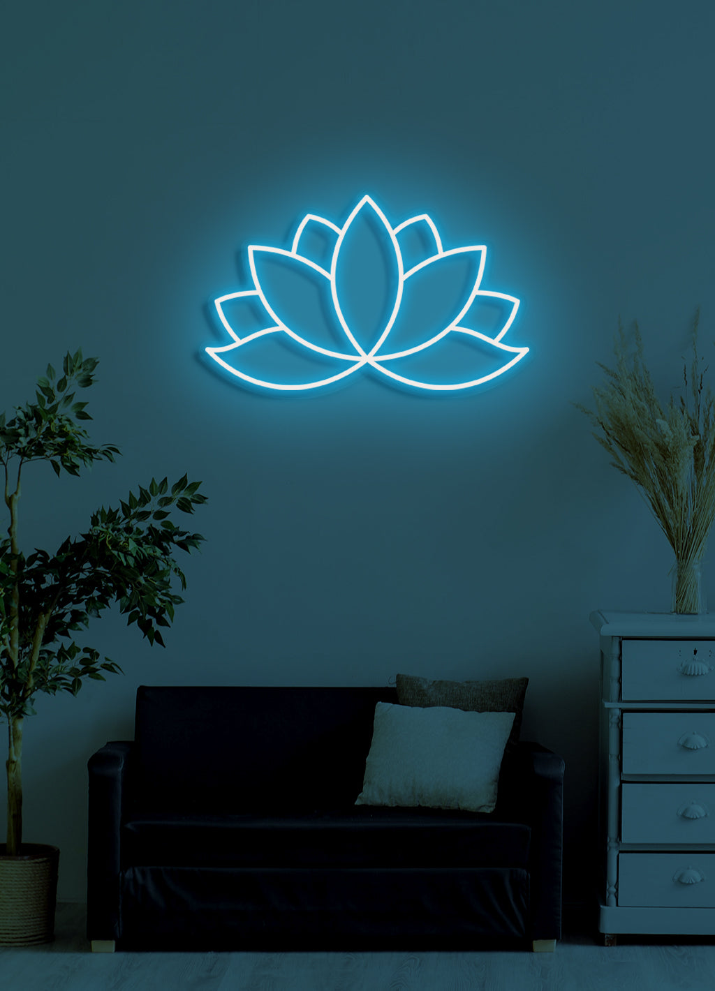 Lotus - LED Neon-Schirm