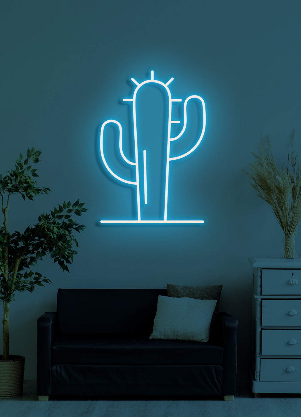 Kaktus - LED Neon Decke