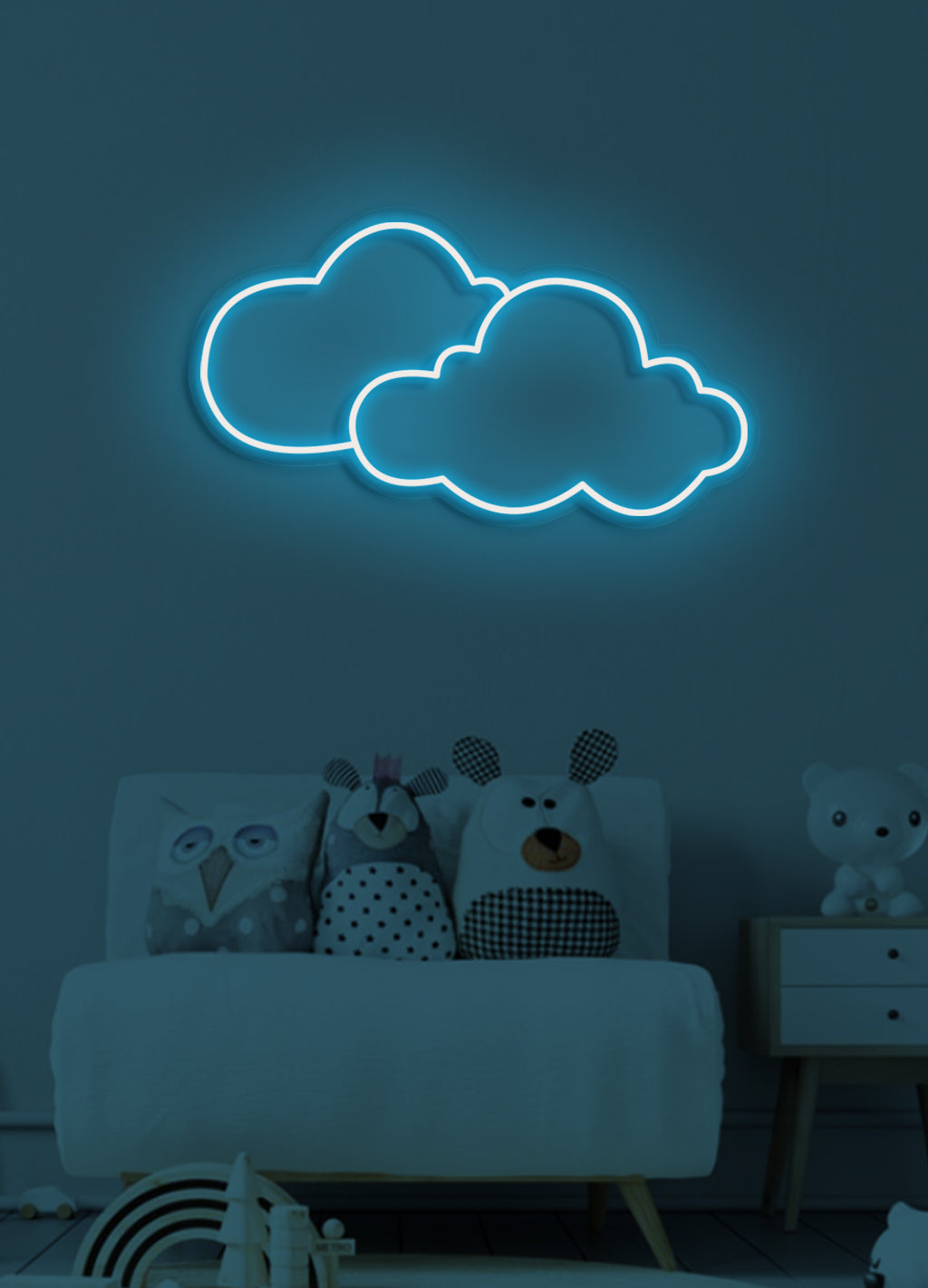 Wolken - LED Neon Decke