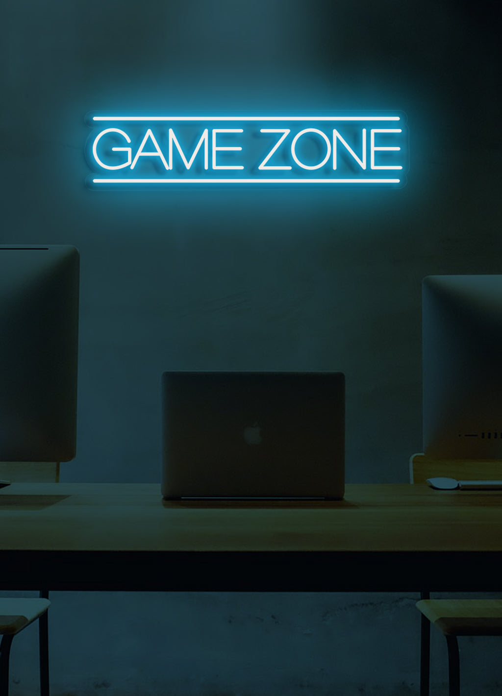 Spielzone - LED Neonschirm