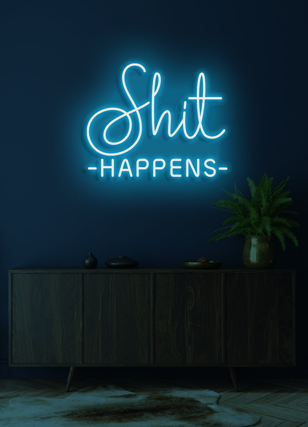 Shit happens - LED Neonschild