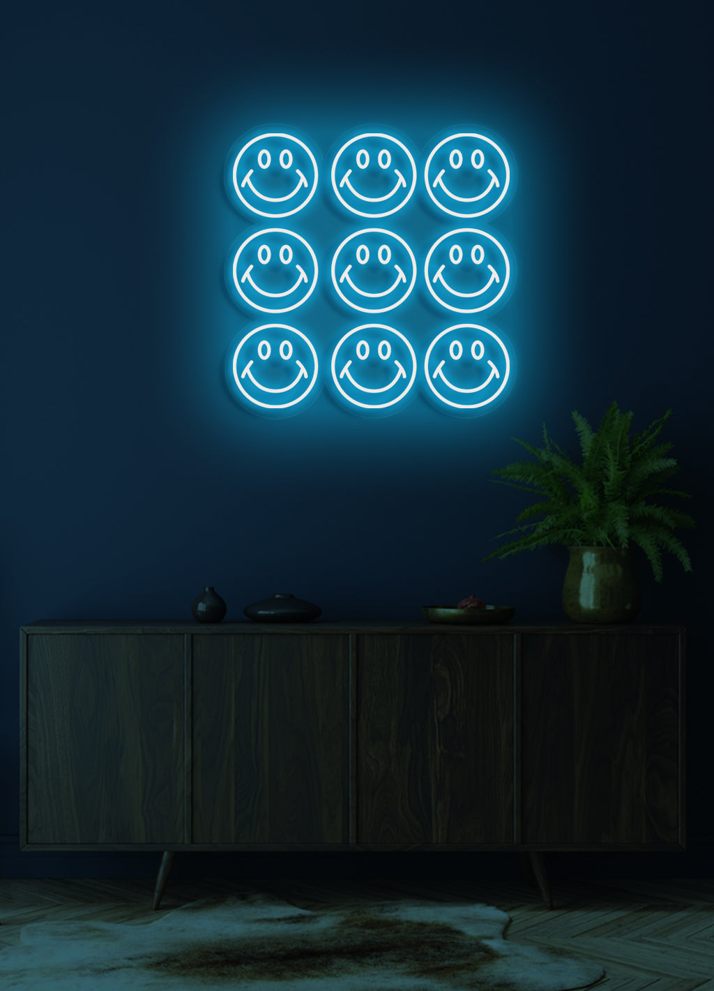 Smiley Wall - LED Neon Wand