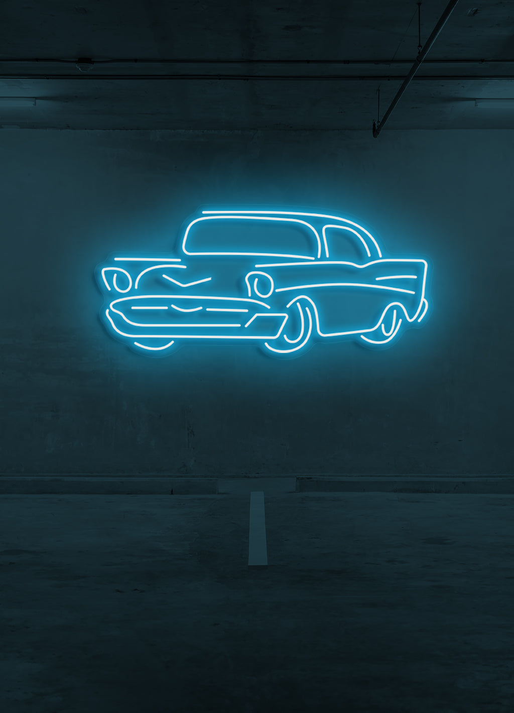 Retro Auto - LED Neonbeleuchtung